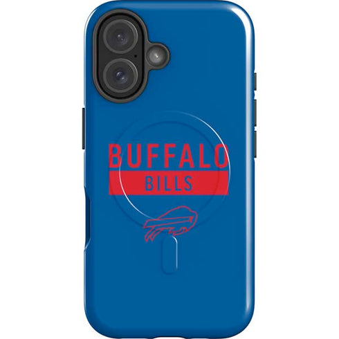 NFL Buffalo Bills Blue Performance Series iPhone 16 Magsafe Impact Case